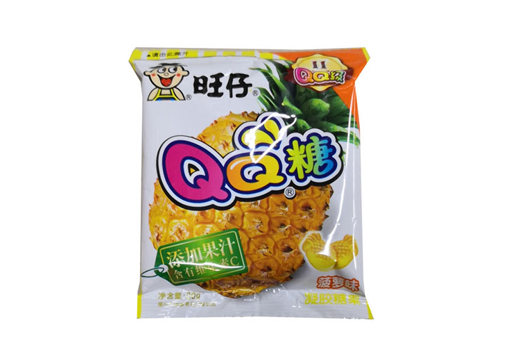 WANGZAI QQ CANDY PINEAPPLE FLAVOR 20G